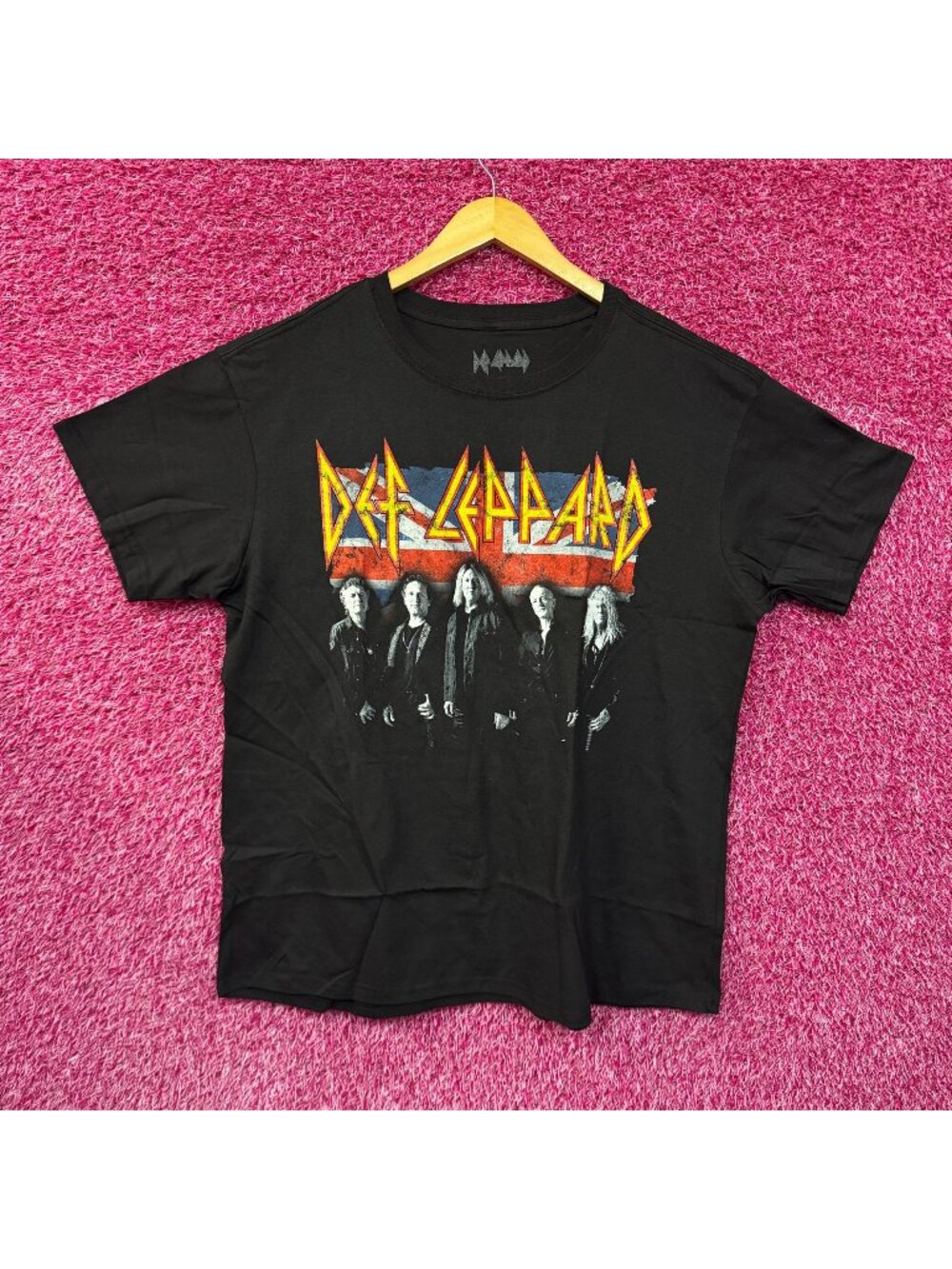 Def Leppard All Timers Union Jack Heavy Metal Band Tee 2XL